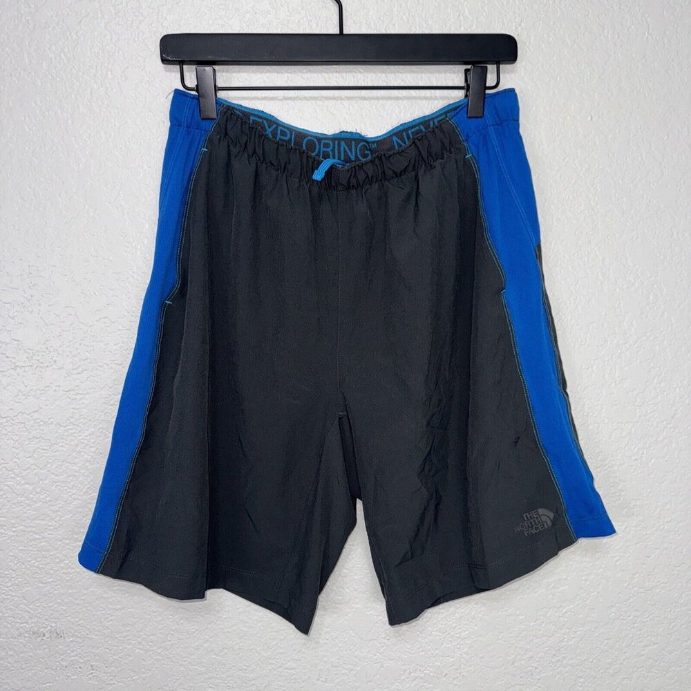 The North Face Shorts Men Medium M FlashDry Running Hiking Lined Outdoor 9 inchs
